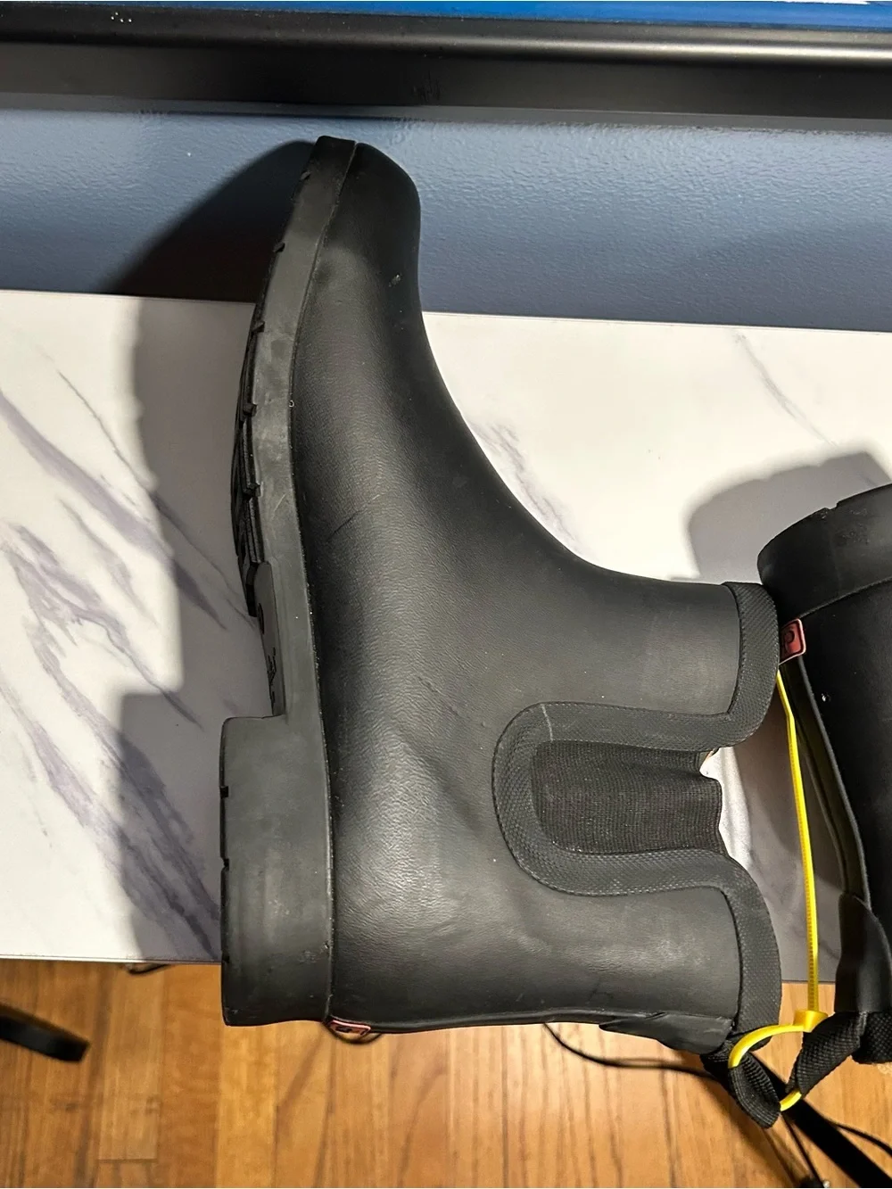 Chooka Waterproof Fur Lined Utility Boots Ankle Rain Booties